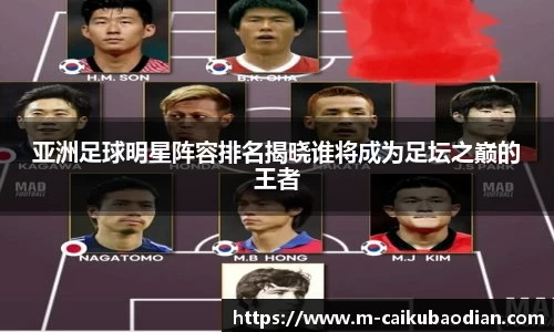 亚洲足球明星阵容排名揭晓谁将成为足坛之巅的王者
